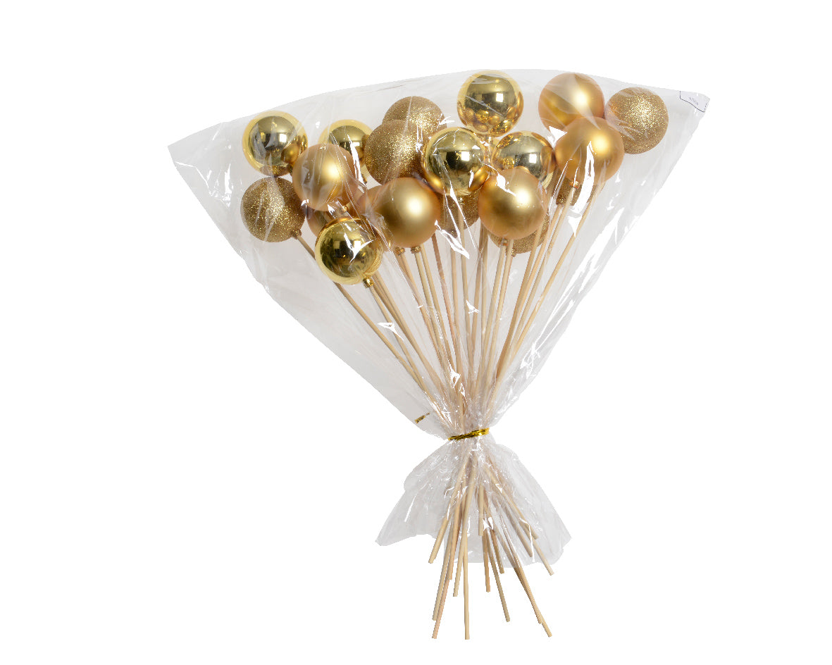Bauble bunch with Stick attached