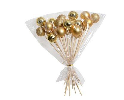 Bauble bunch with Stick attached