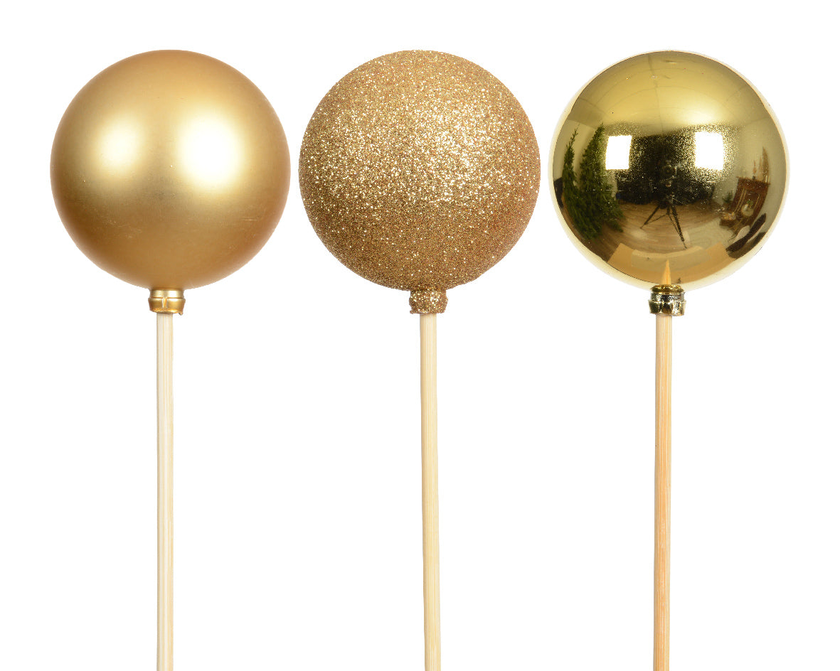 Bauble bunch with Stick attached