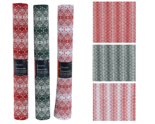 Snow Printed Decor Fabric (1 Roll)