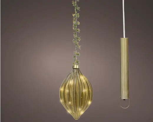 Micro LED Olive 21cm Party Perfetto