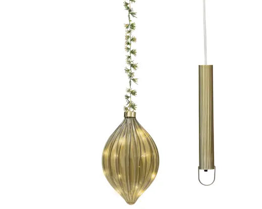 Micro LED Olive 21cm Party Perfetto