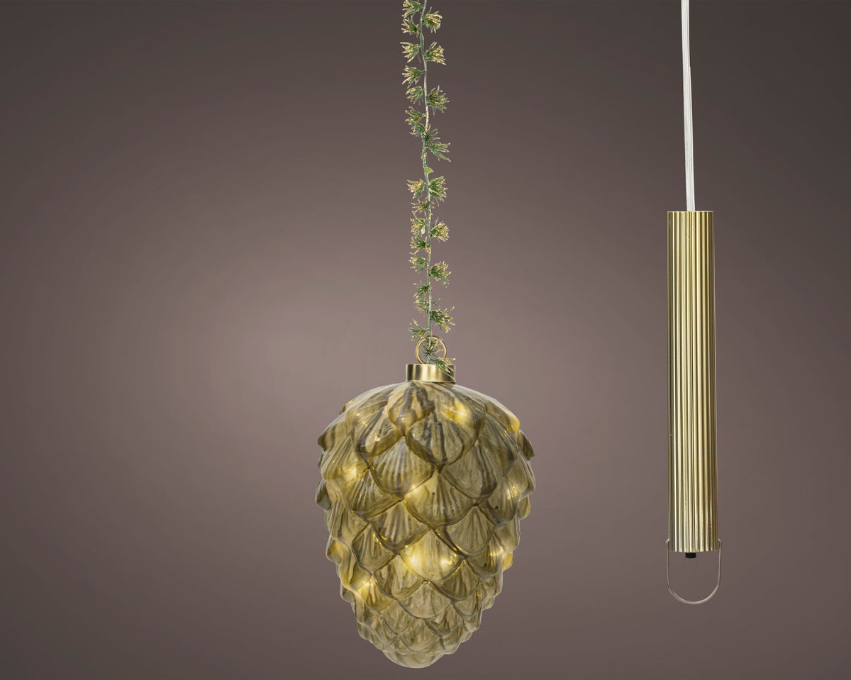 Micro LED Olive 21cm Party Perfetto