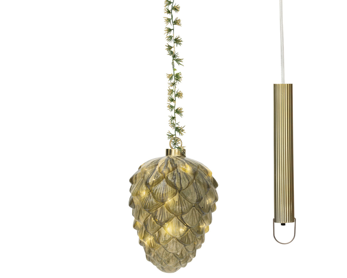 Micro LED Olive 21cm Party Perfetto