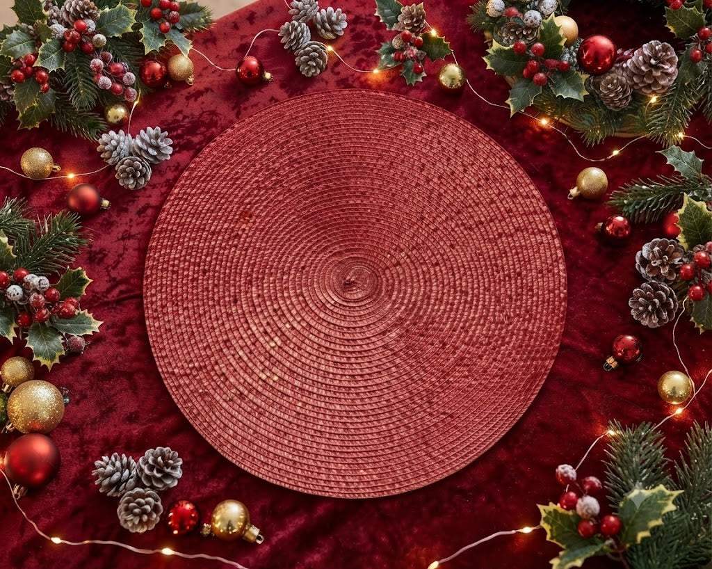 Placemat 38cm 2Color Opt. Pack Of 2 Party Perfetto