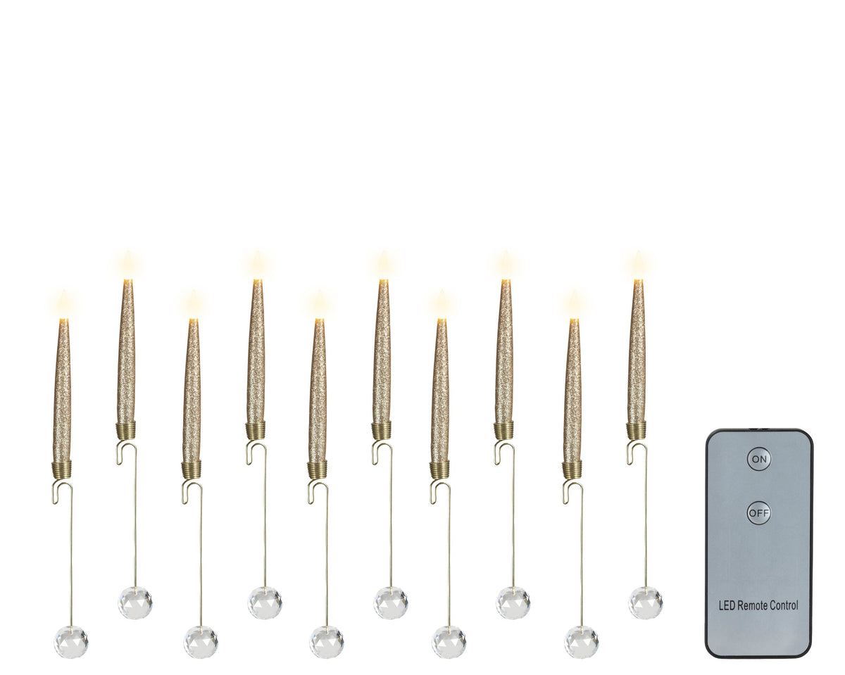 LED Candle lights  (Set of 10) Party Perfetto