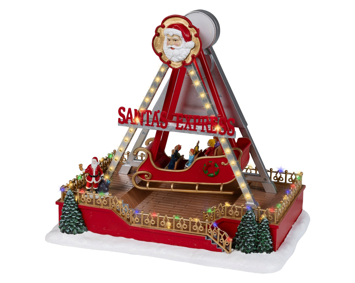 Micro LED Christmas Carnival Santa's Express with music Party Perfetto