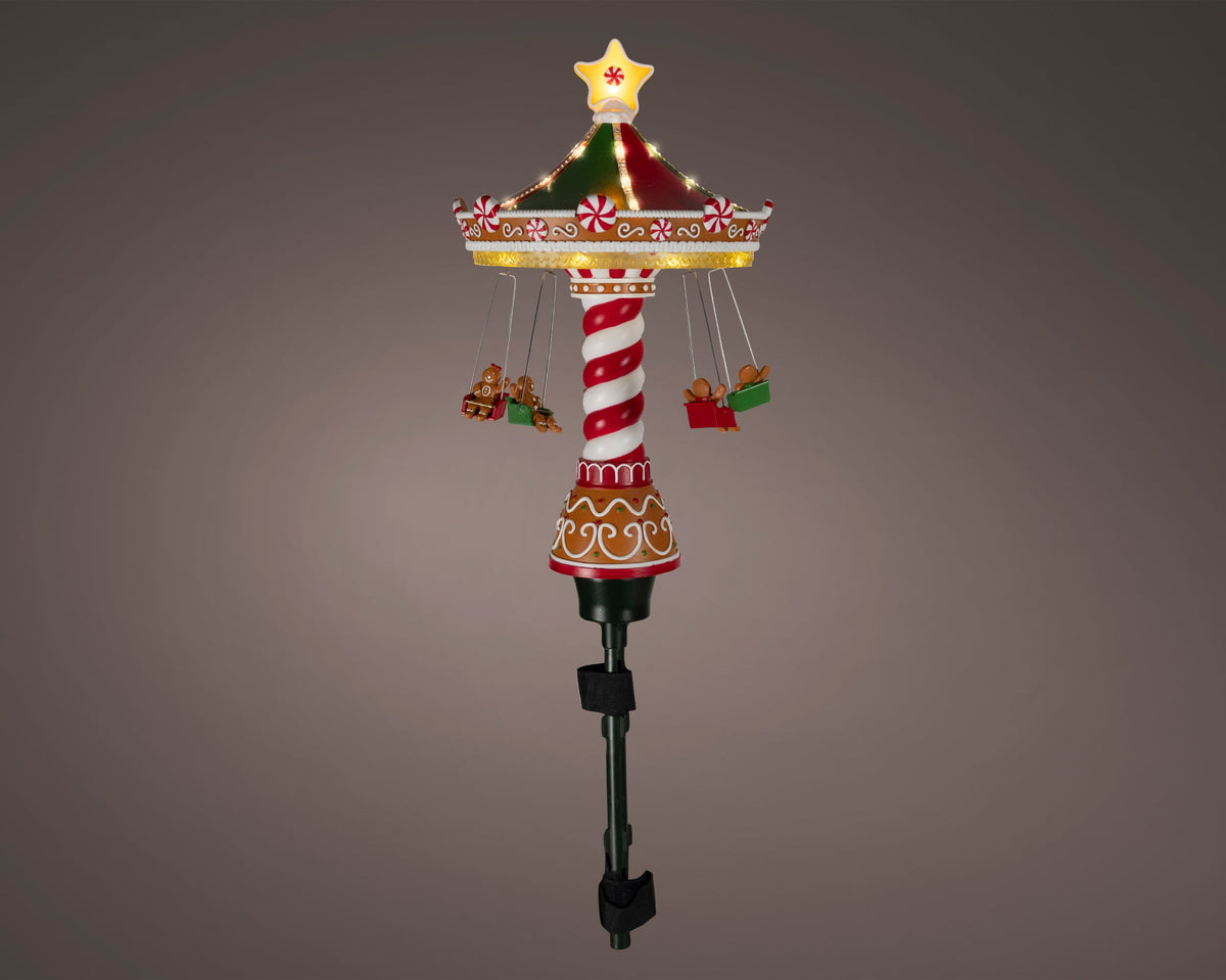 Micro LED Flashing Effect Treetopper with Header Star Party Perfetto