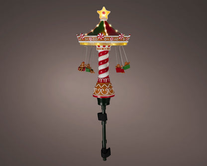 Micro LED Flashing Effect Treetopper with Header Star Party Perfetto