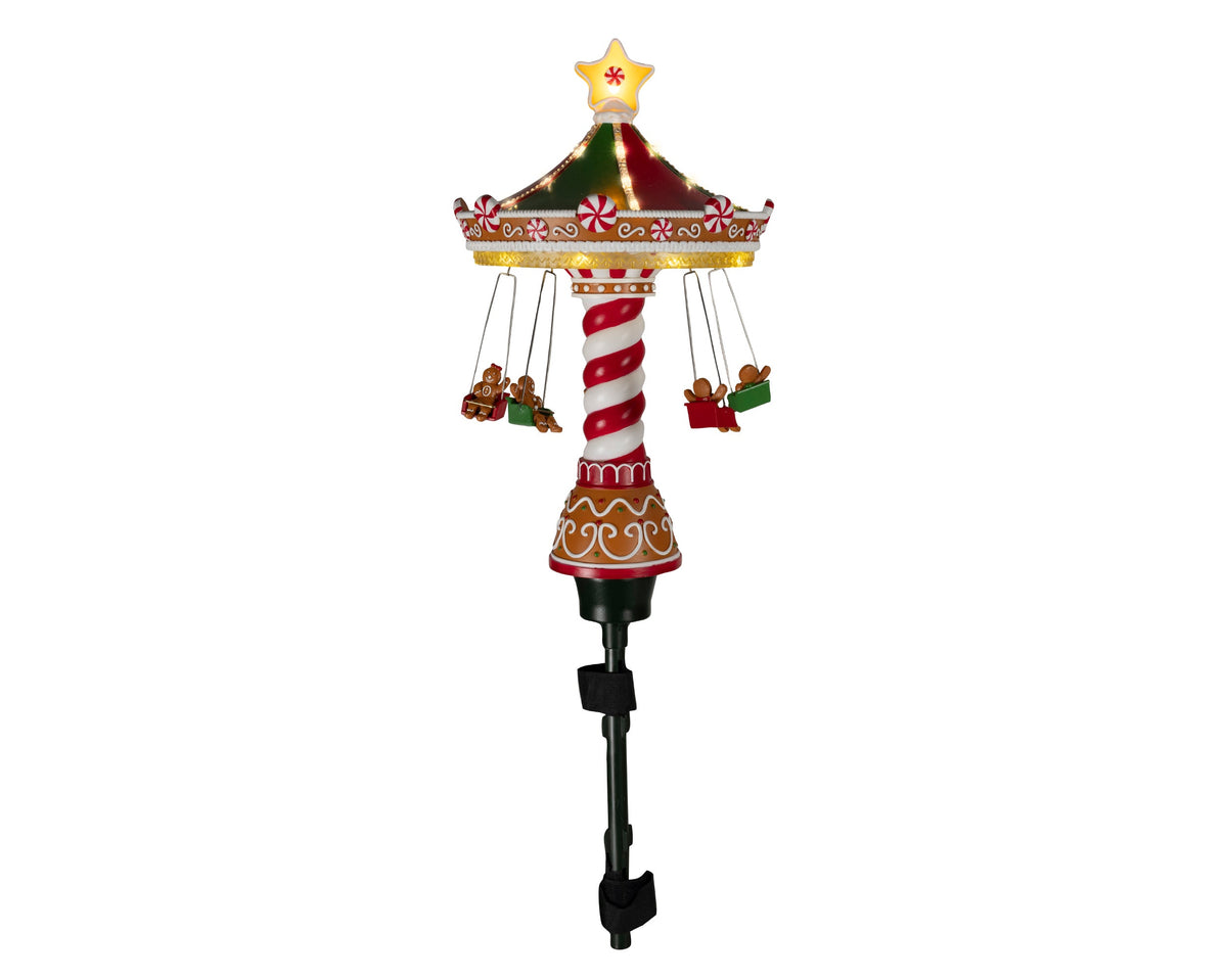 Micro LED Flashing Effect Treetopper with Header Star Party Perfetto