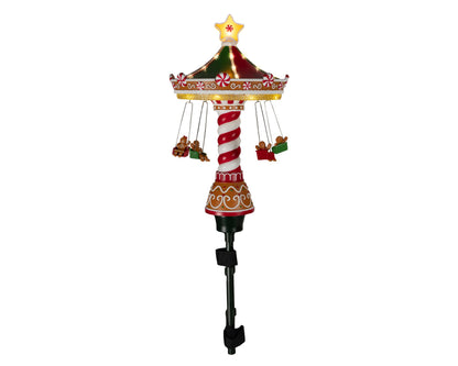 Micro LED Flashing Effect Treetopper with Header Star Party Perfetto