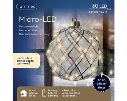 Micro LED Hanging ball  14cm
