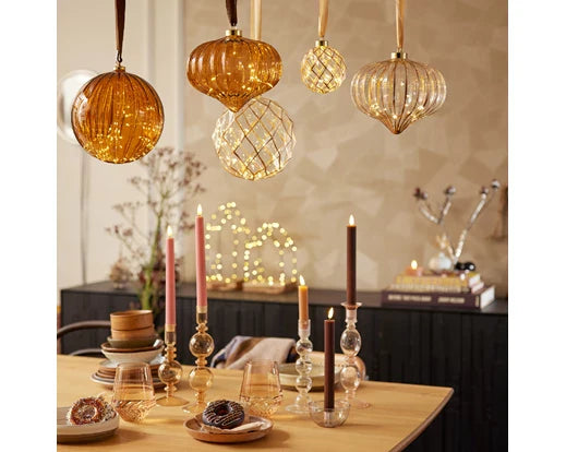 Micro LED Hanging ball  (14 & 20cm) Party Perfetto