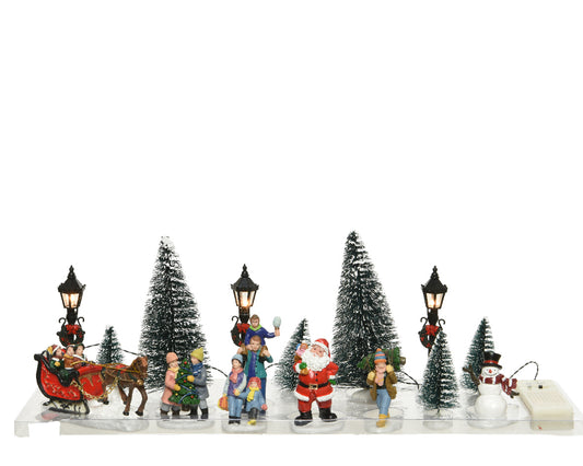 LED  Carraige Scenery Set