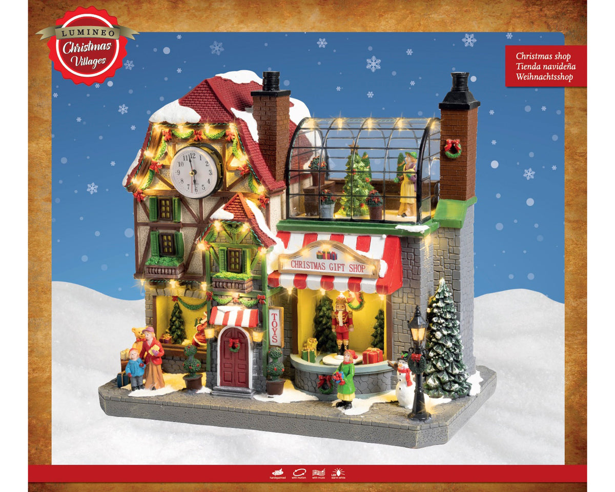 Christmas Gift Shop  LED Scenery Party Perfetto