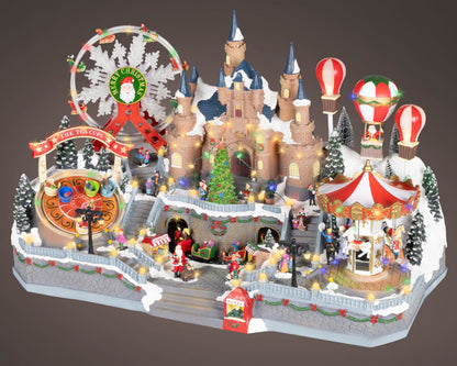 Christmas Fair LED Scenery Set with music Party Perfetto