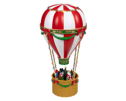 Micro LED Christmas Hot Air Balloon with music Party Perfetto