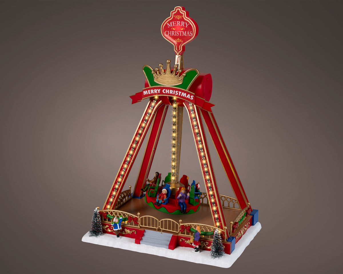 Micro LED Christmas Carnival Swing with music Party Perfetto