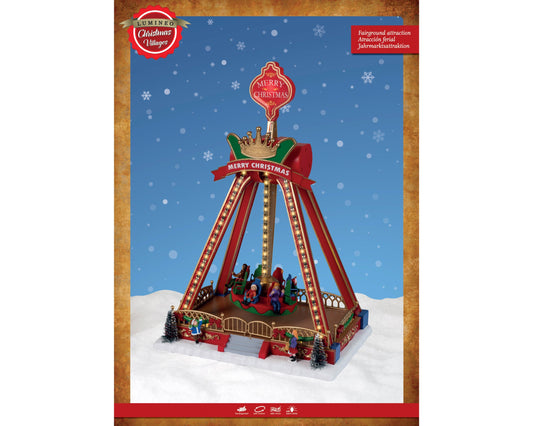 Micro LED Christmas Carnival Swing with music Party Perfetto