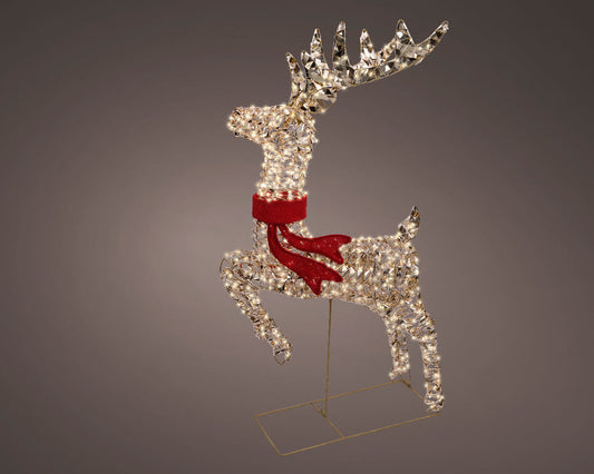 Micro LED Reindeer  with Bow Party Perfetto