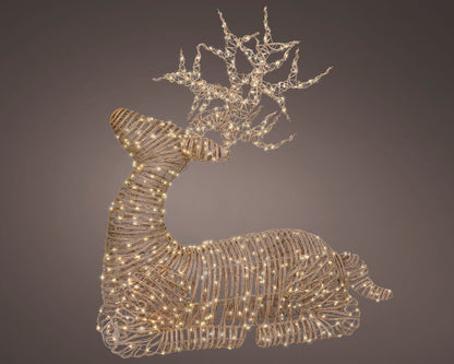 Micro LED  Sitting Reindeer Party Perfetto