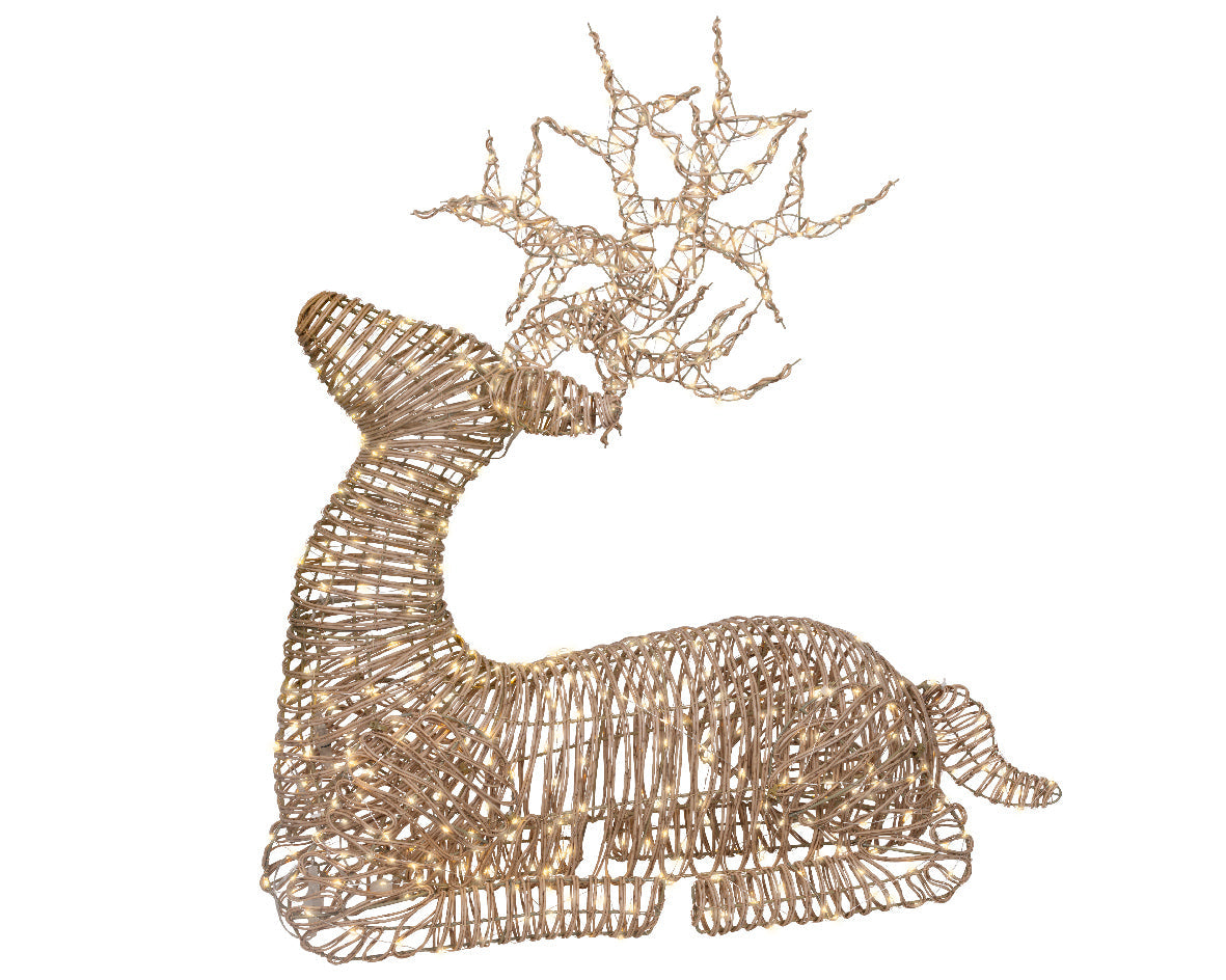 Micro LED  Sitting Reindeer Party Perfetto
