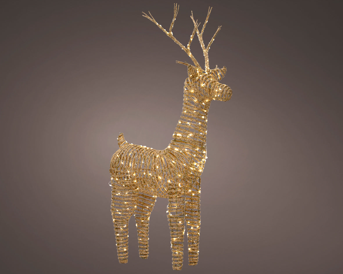 Micro LED  Standing Reindeer