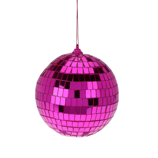 Pink Shade Mirror Bauble