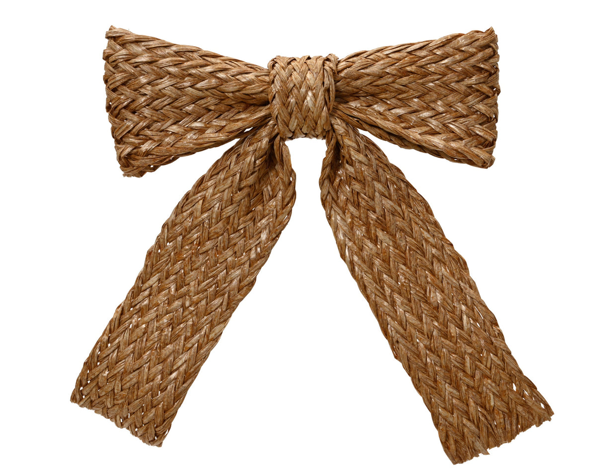 Rustic Woven Straw Bow (Small - Set of 2) Party Perfetto
