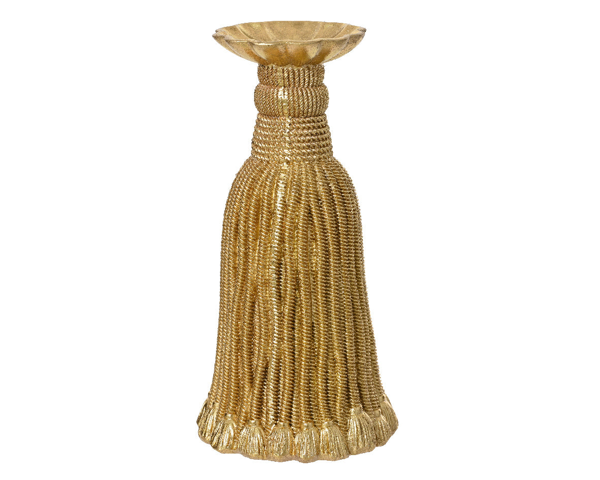Golden Candle Holder