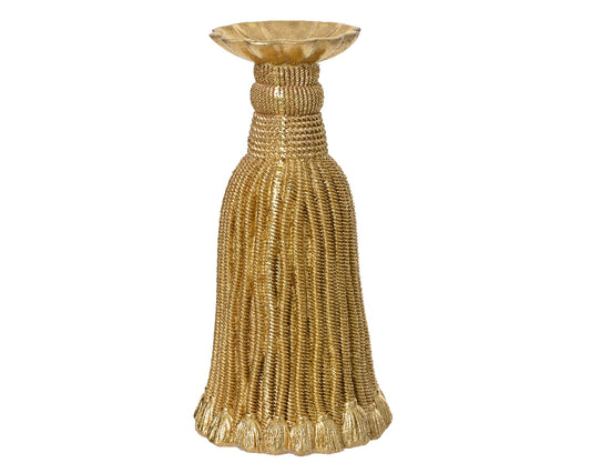 Golden Candle Holder