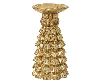 Golden Candle Holder