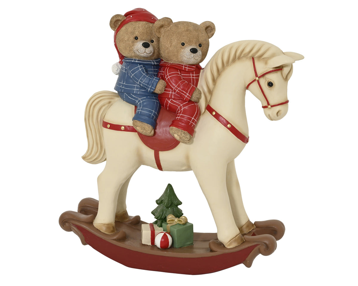 Bears on Rocking Horse H 2.7FT Party Perfetto