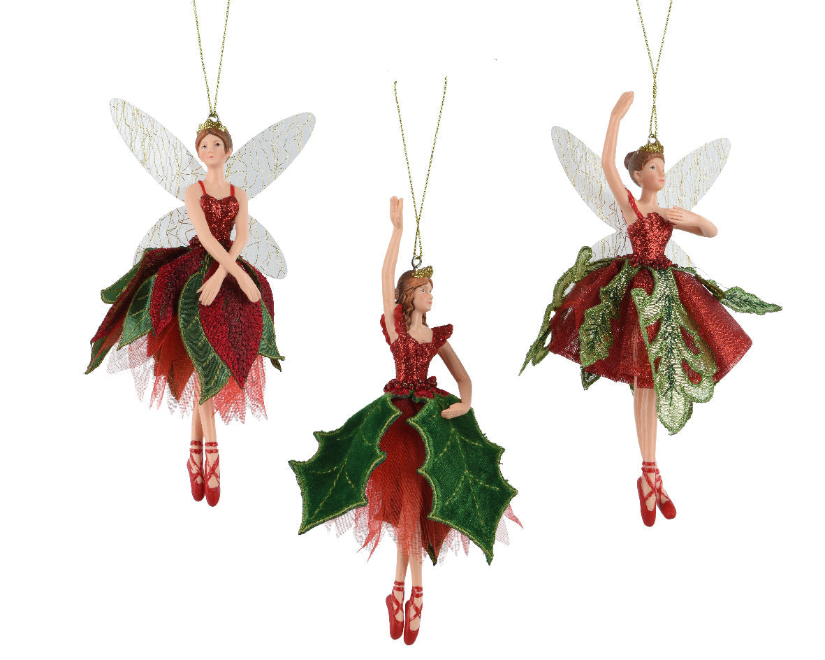 Hanging Golden Fairy (Pack of 2) Party Perfetto