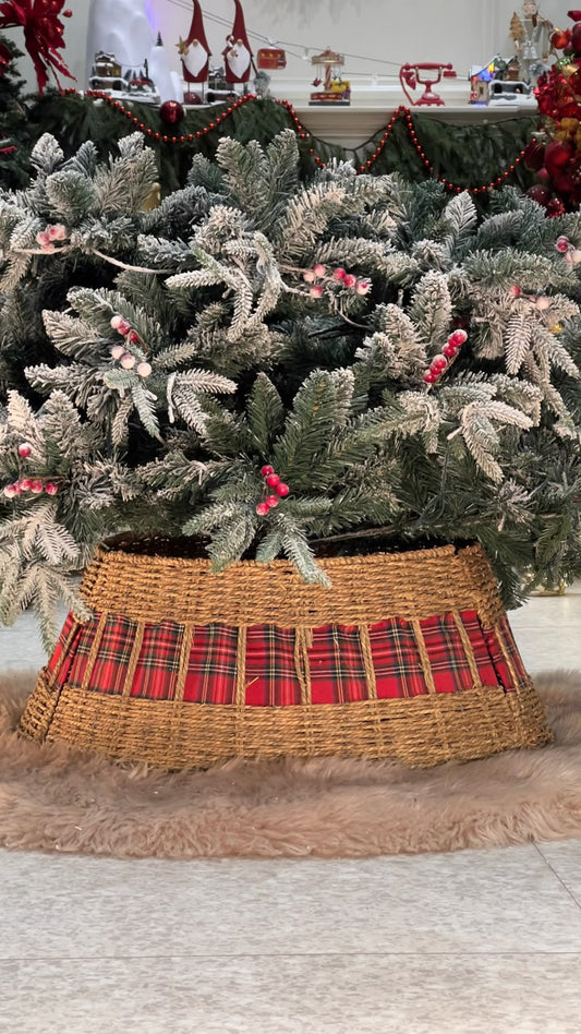Wood Sea Grass Tree Skirt Party Perfetto