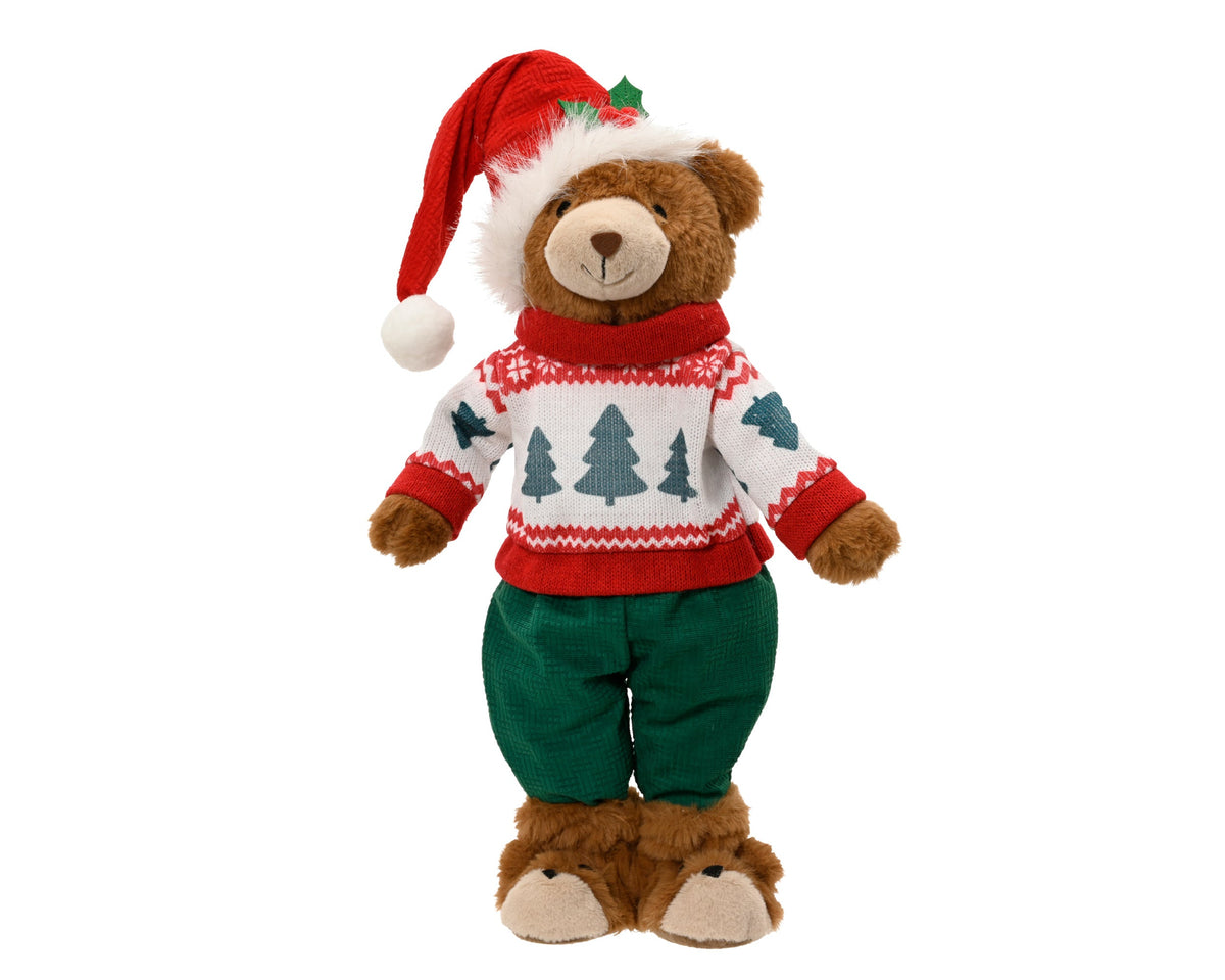 Bear Boy Standing with Hat & Face Boot Party Perfetto