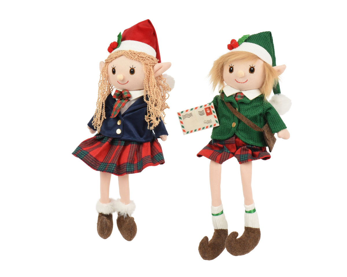 ELF Girl & Boy Standing (H 40CM) Party Perfetto