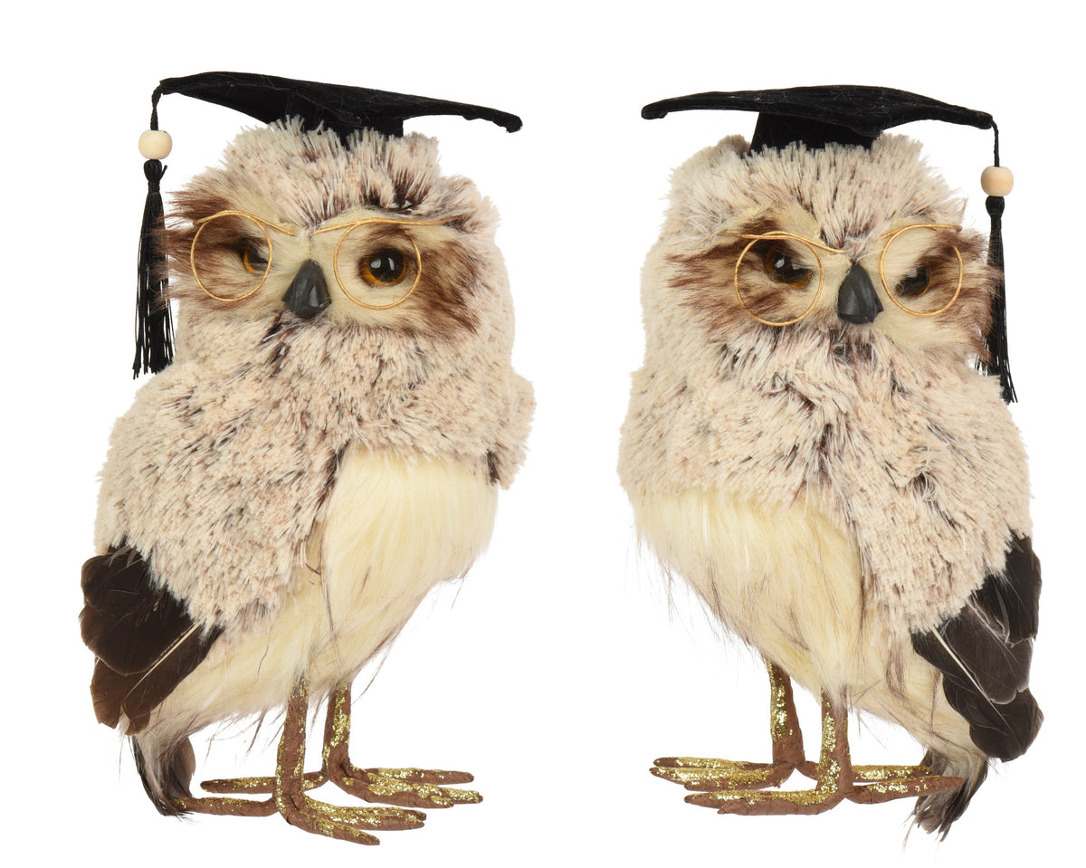 Artificial Owl With feathers fur Party Perfetto