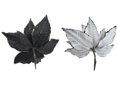 Poinsettia Check Flower (Pack Of 2) Party Perfetto