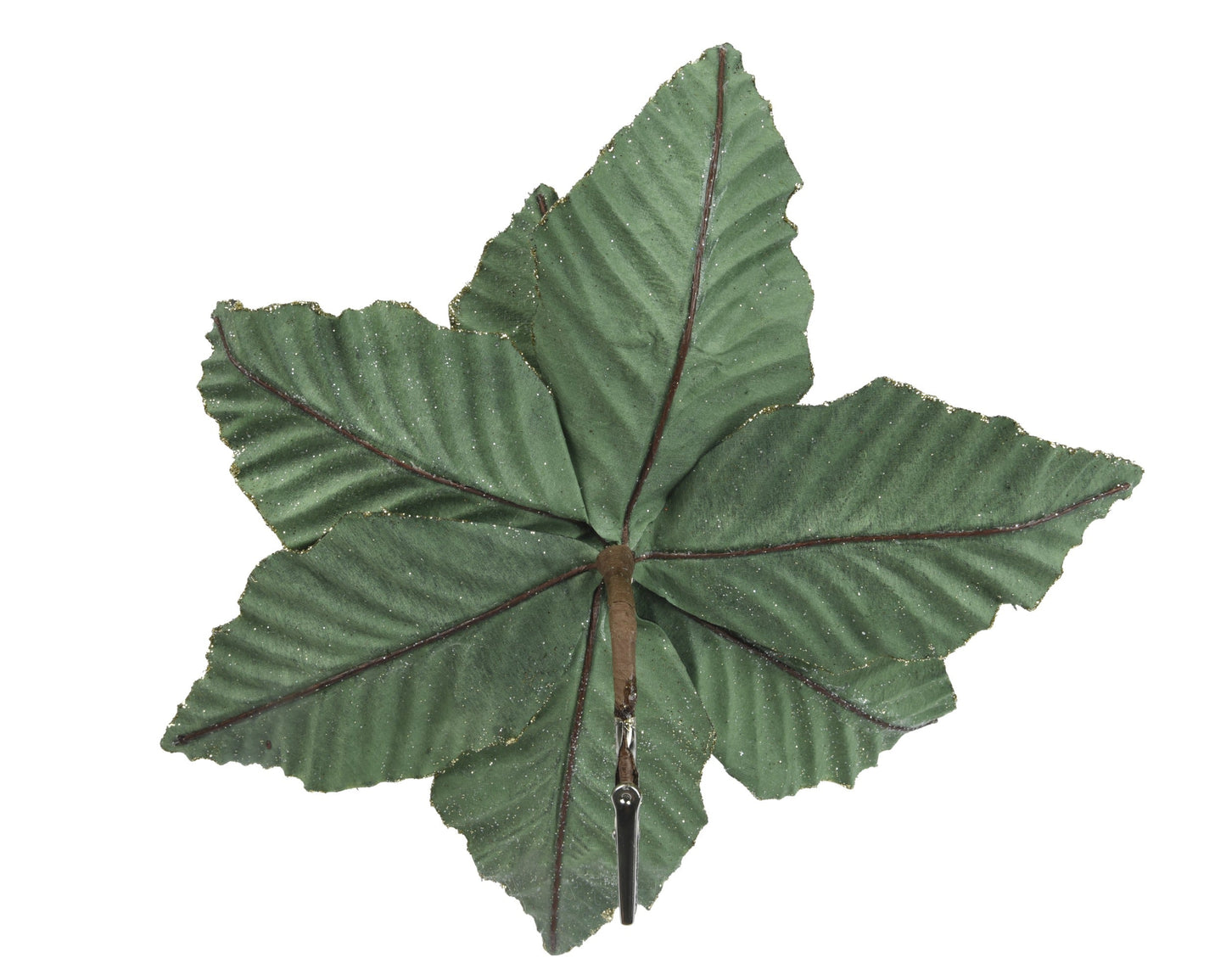 Poinsettia  Velvet on clip (dia34cm) Party Perfetto
