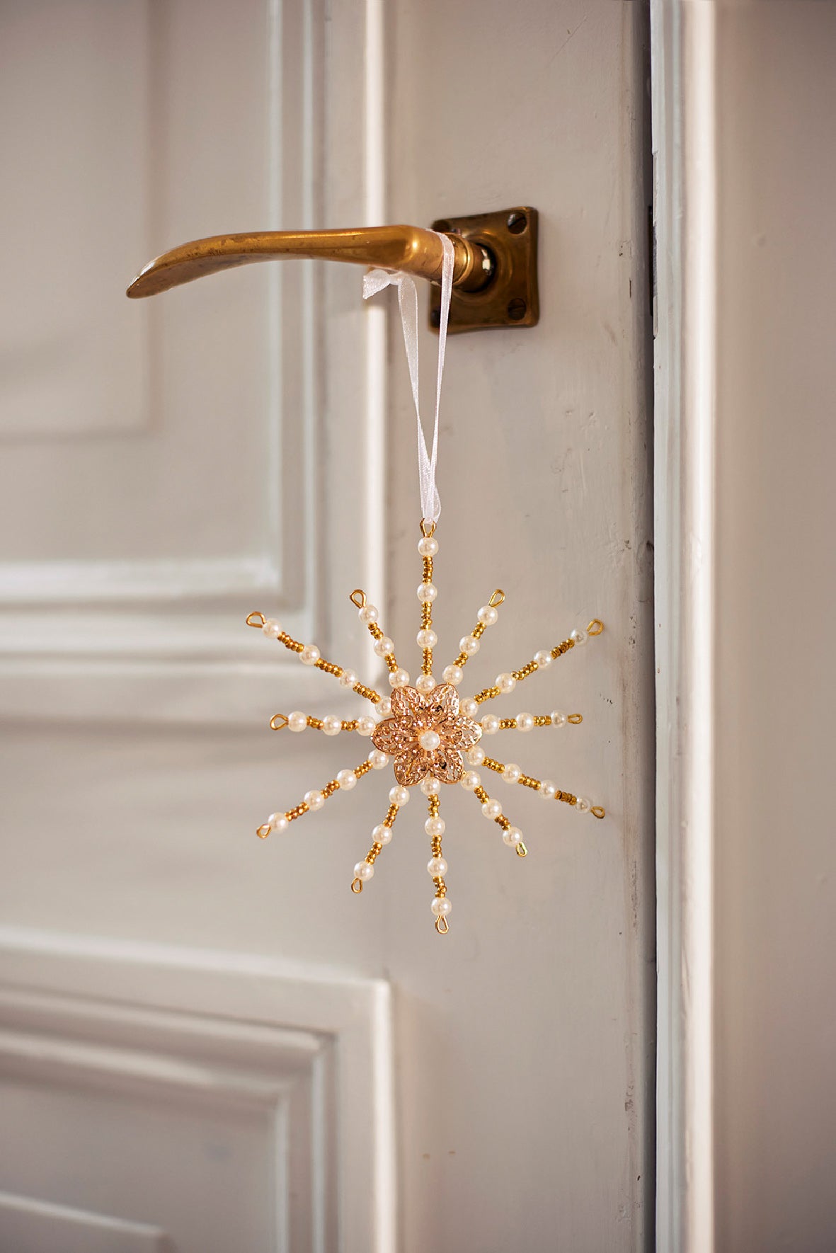 Rose Golden Snowflake  (Pack Of 4)