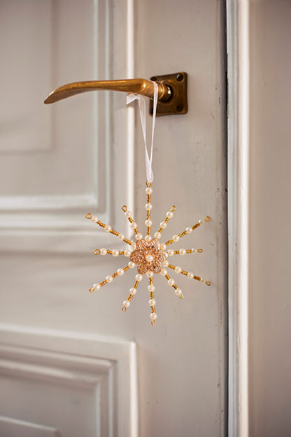 Rose Golden Snowflake  (Pack Of 4)