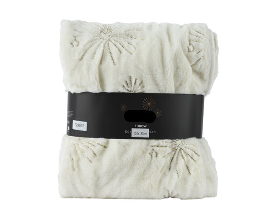 Glitter Throw  1.3Mtr 2 Color Opt. Party Perfetto