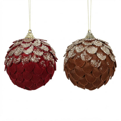 Glitter Pinecone  (Pack of 12) Party Perfetto