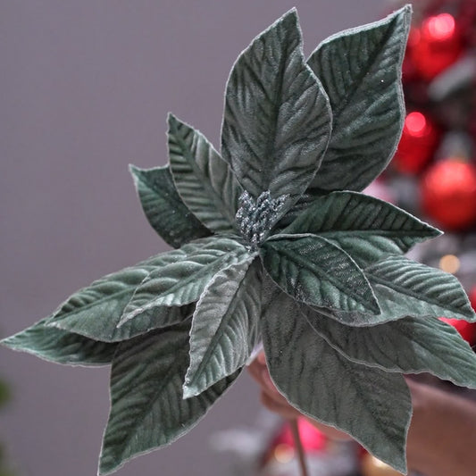 Giant Poinsettia Stem 2 Color Opt. Party Perfetto