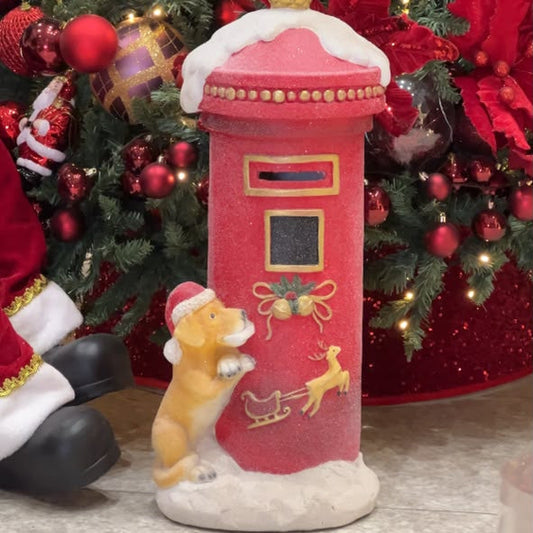 Magnesium Mailbox With Dog Party Perfetto
