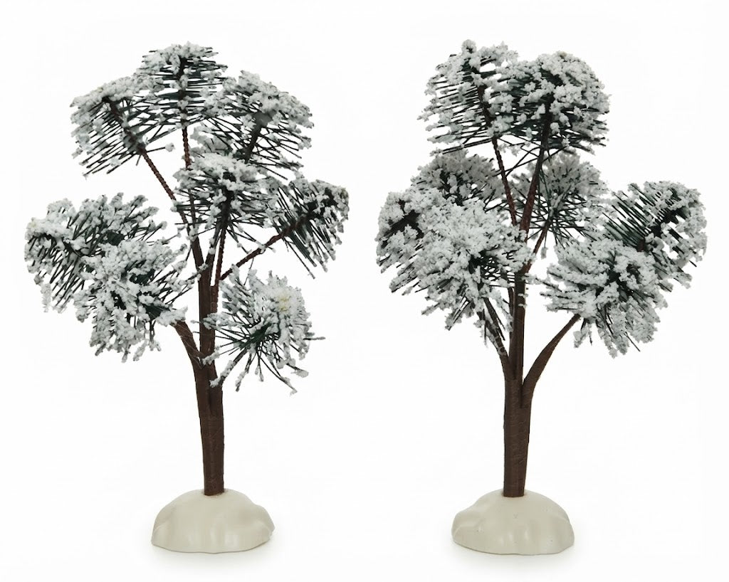 Tree With Snow 2 Design Opt. Pack of 2 PartyPerfetto