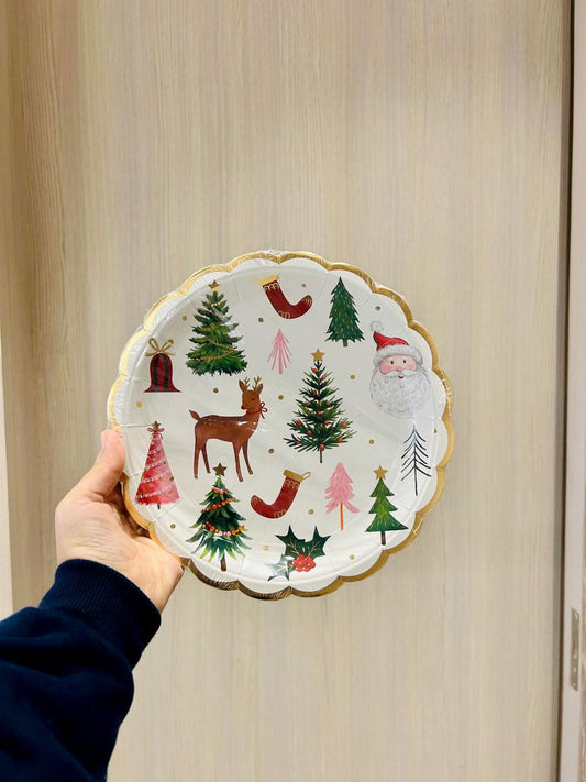 Christmas Dessert Plates