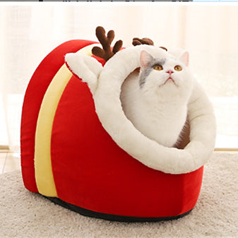 Christmas Party Pet Bed