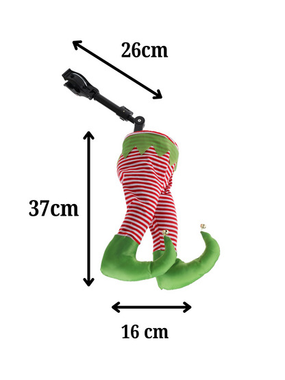 Christmas Animated Elf's Leg